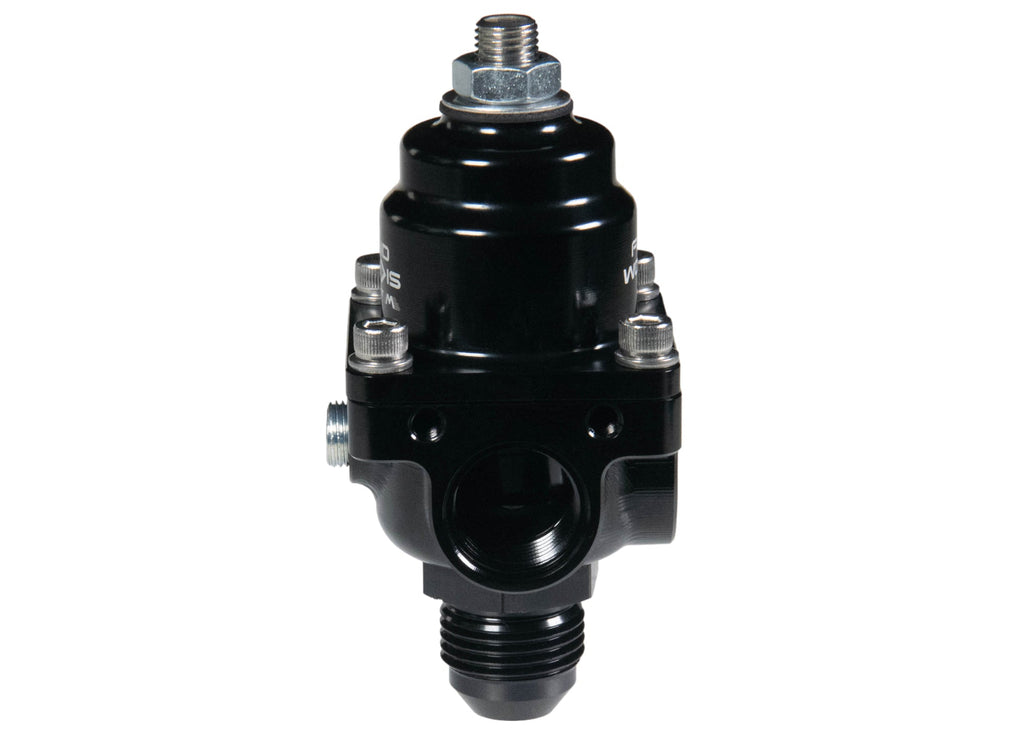 Fluidworks 3-6 gpm Fuel Pressure Regulator 35-120 psi 90 Degree Fittings-Fluidworks-Motion Raceworks