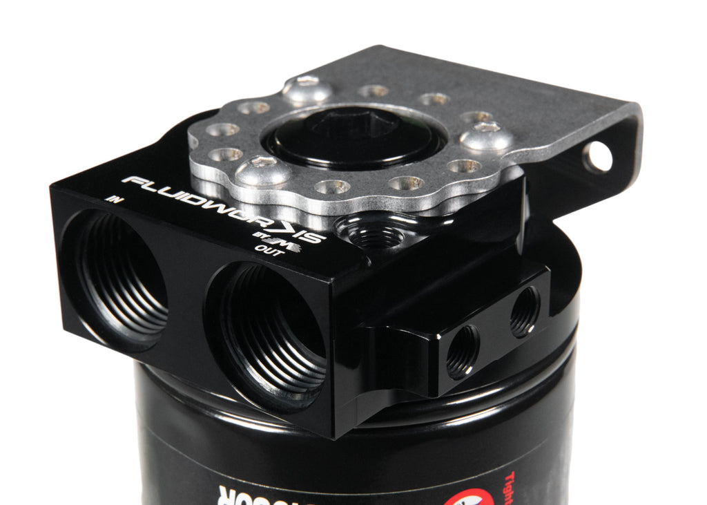 Fluidworks Remote Oil Filter - Front Load Style-Fluidworks-Motion Raceworks